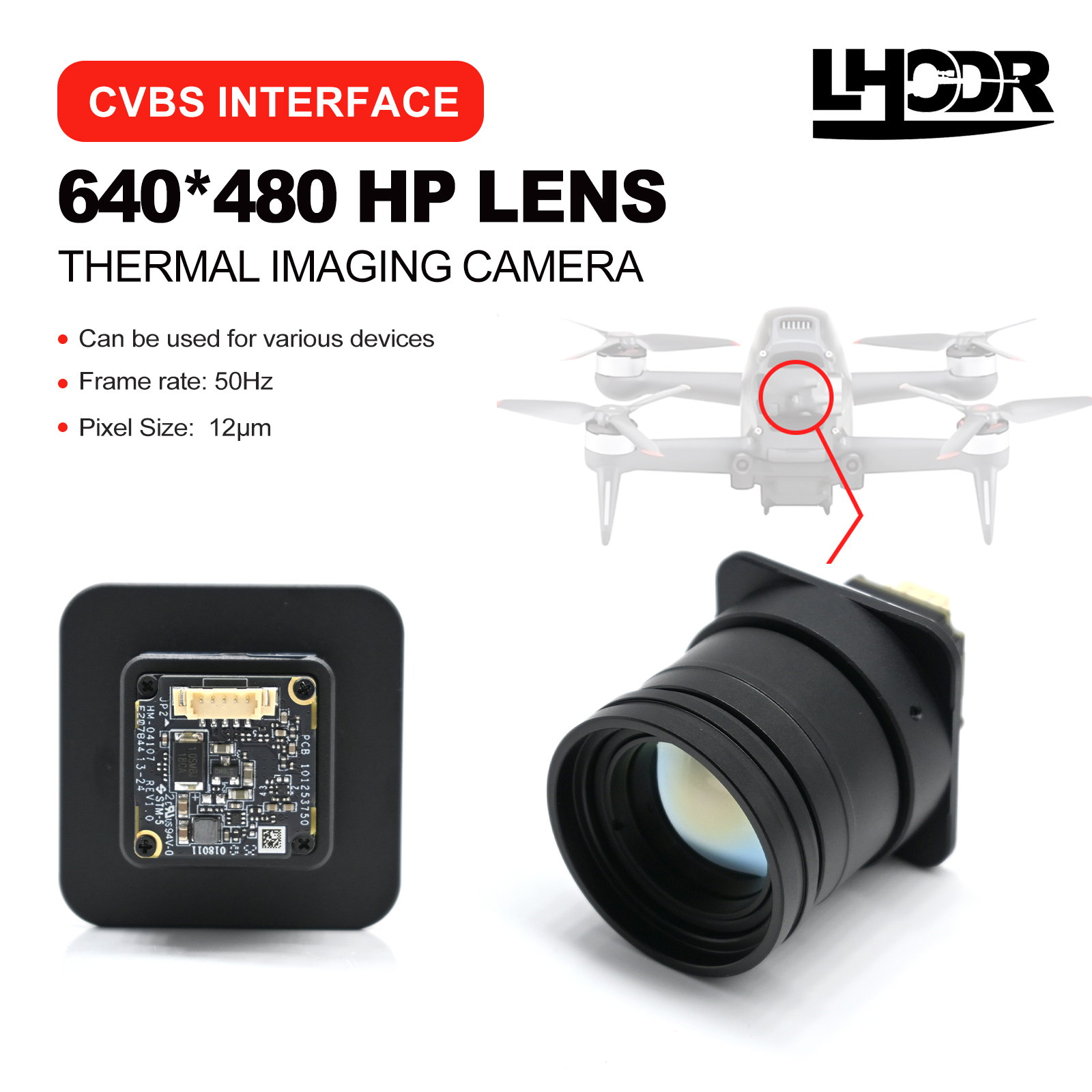 30mm 640x480 pix Drone thermal - Drone Kit Build Yourself avaliação e preço