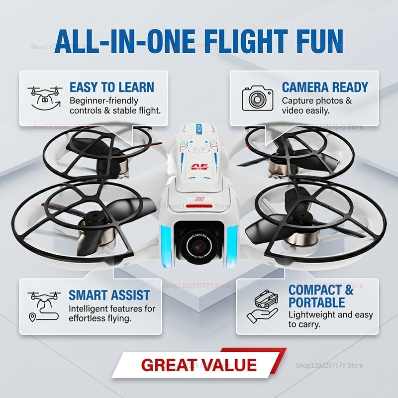 Introduction Drone GPS 8K Prof - Drone Kit Professional avaliação e preço