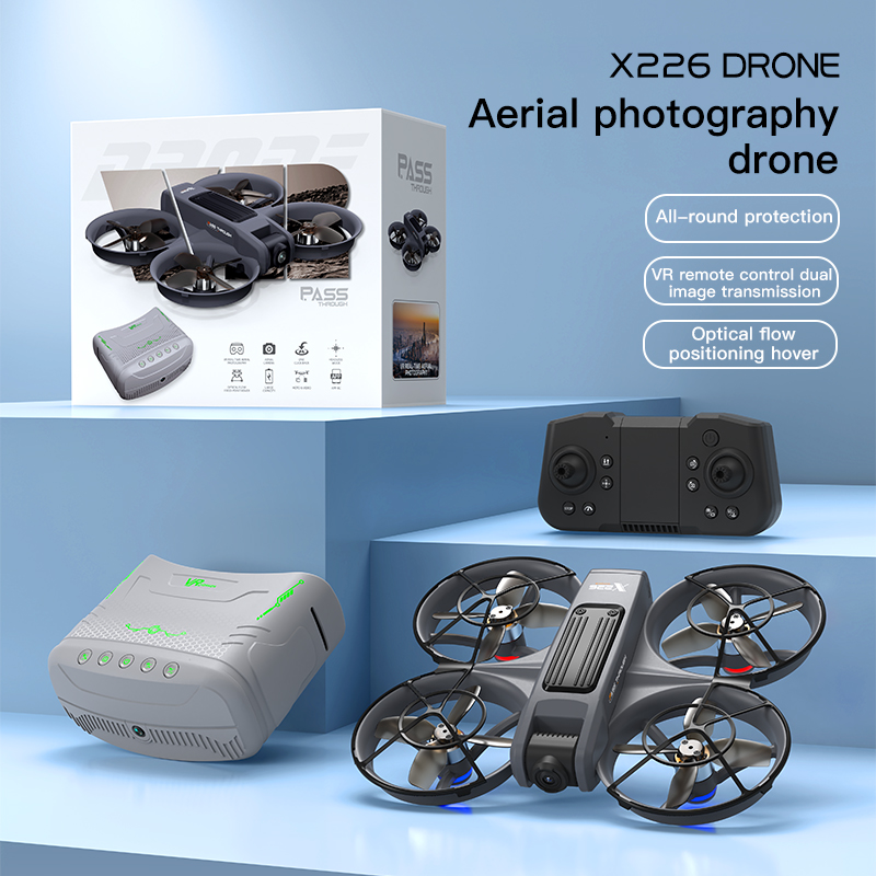 X226 VR FPV Drone 4K HD Dual C - Drone Kit With Camera avaliação e preço