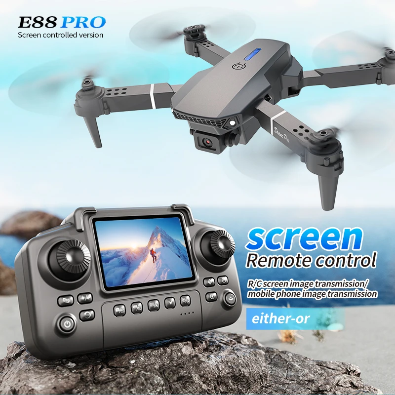 Professional E88 PRO Drone wit - Drone Kit Professional avaliação e preço