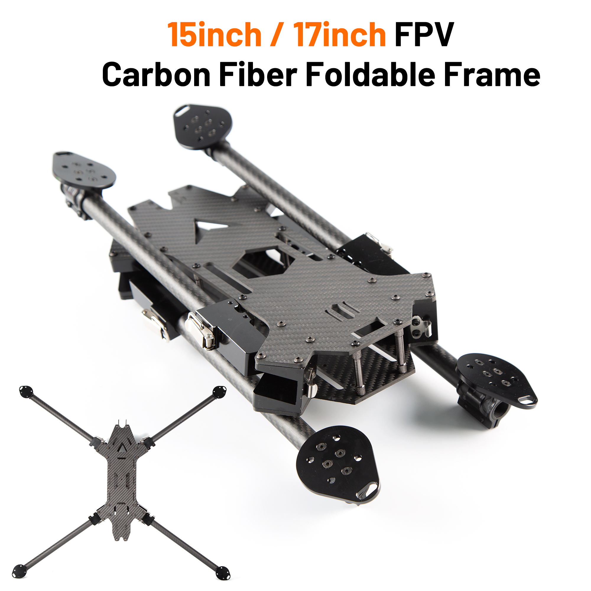 15inch /17inch FPV Carbon Fibe - Drone Kit Long Range avaliação e preço