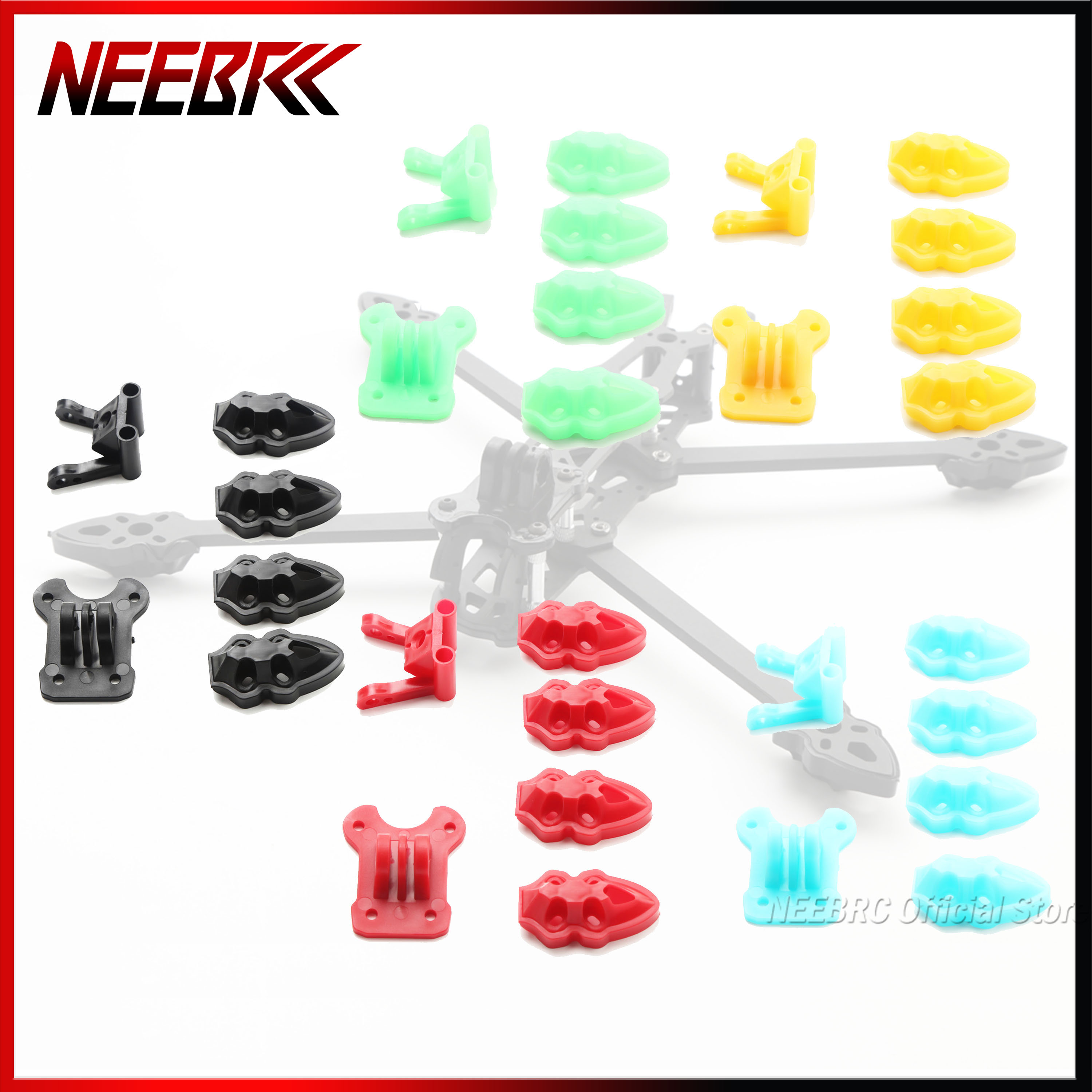 FPV Drone Frame 3D Printed Set - Drone Kit Racing avaliação e preço