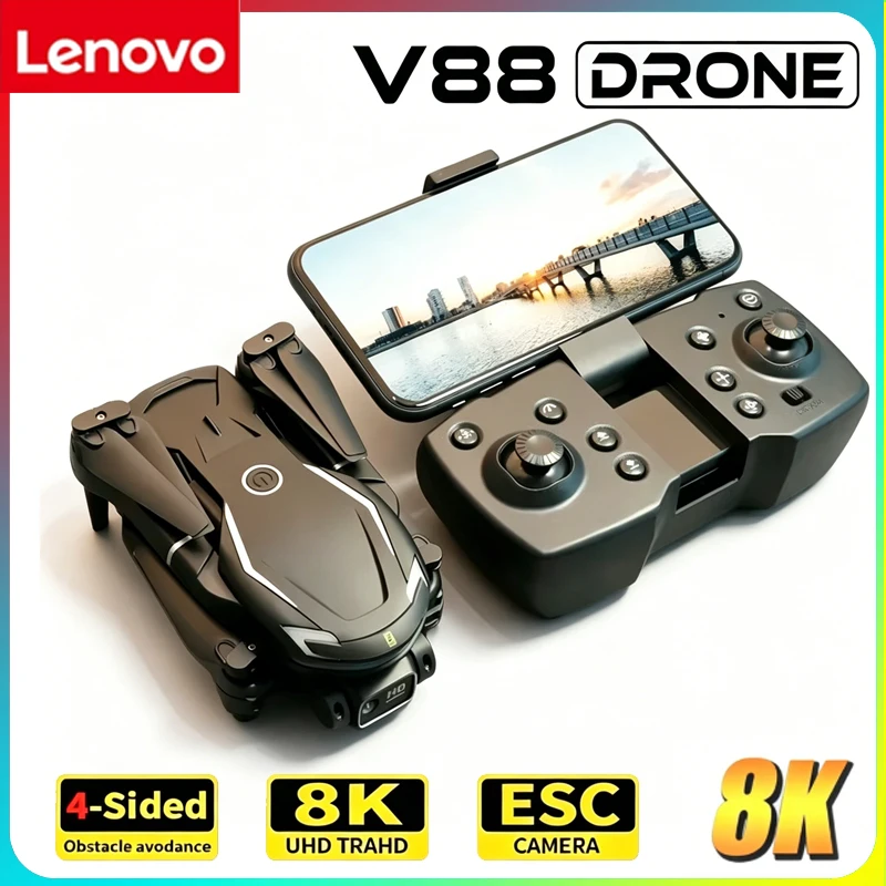 Lenovo 2026 New V88 Profession - Drone Kit Long Range avaliação e preço