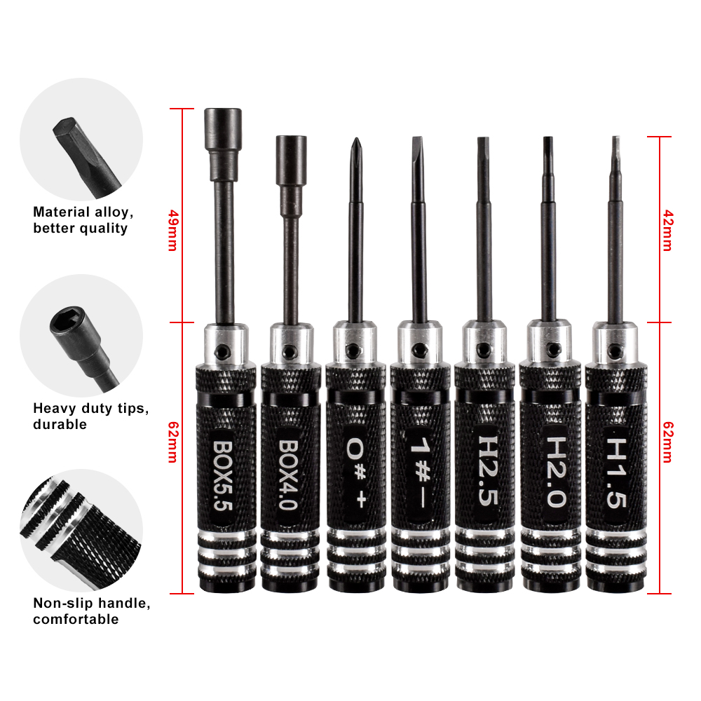 9IMOD RC Hex Driver Set Metal  - Drone Kit Beginner avaliação e preço
