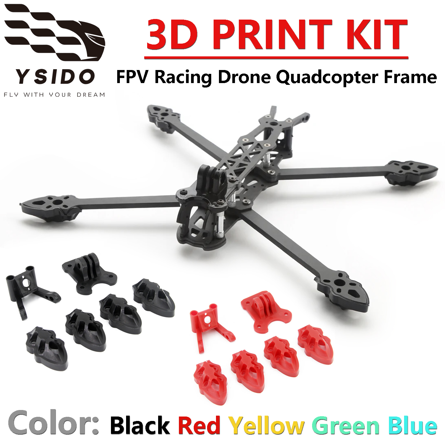 Mark4 5inch / 7inch FPV Frame  - Drone Kit Build Yourself avaliação e preço