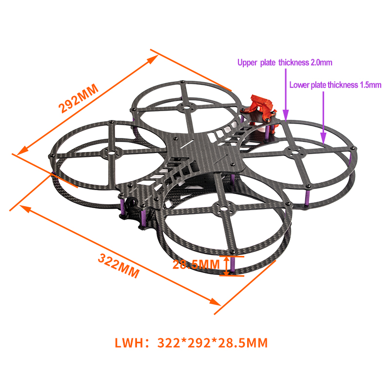 NEW 5 inch AOS Cine O5 EVO V1. - Drone Kit Racing avaliação e preço