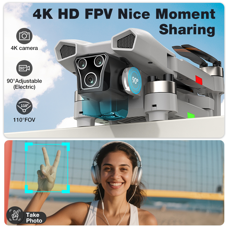 NEW Hot L017 Pro Drone Brushle - Drone Kit Professional avaliação e preço