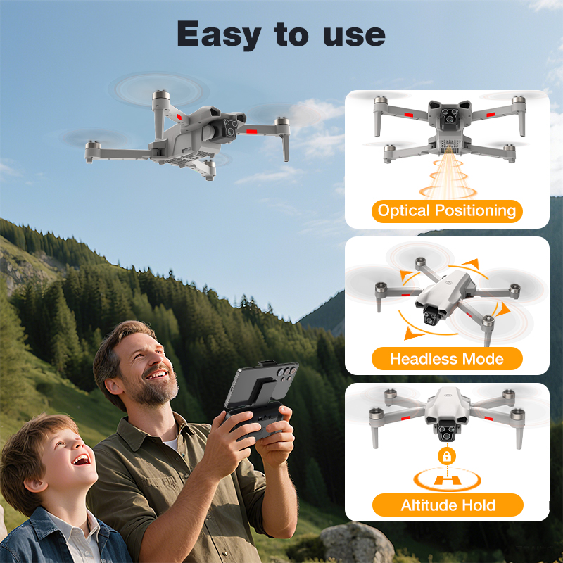 NEW Hot L017 Pro Drone Brushle - Drone Kit Professional avaliação e preço