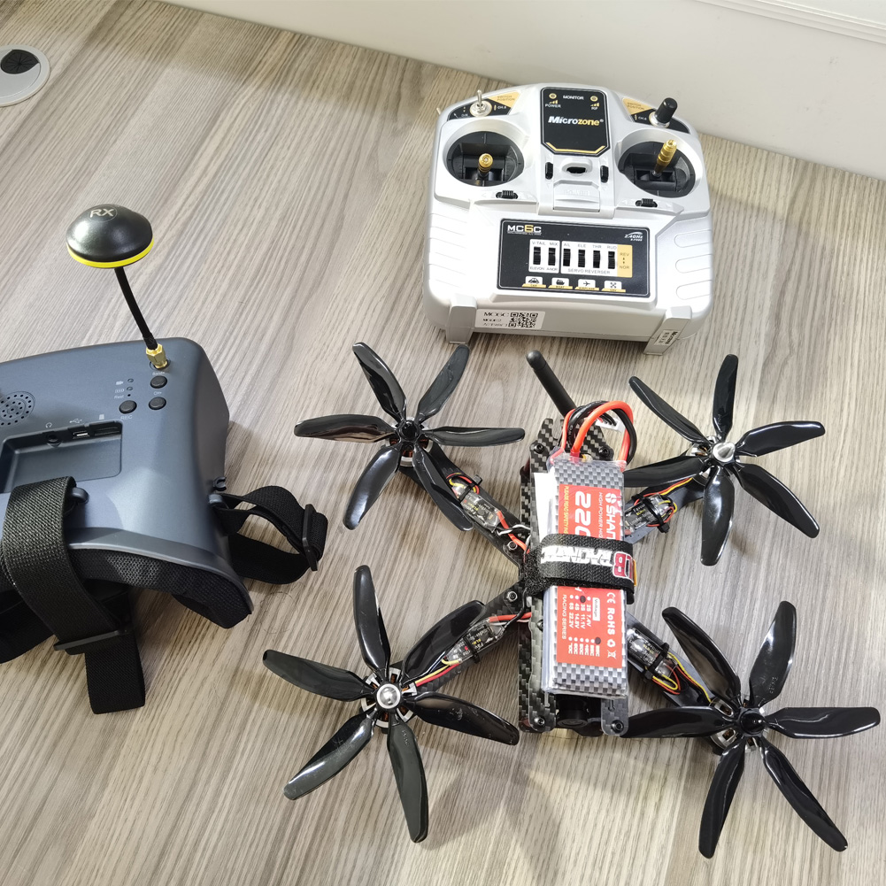 10pcs 504060 5x4x6 6-Blade Sin - Drone Kit Build Yourself avaliação e preço