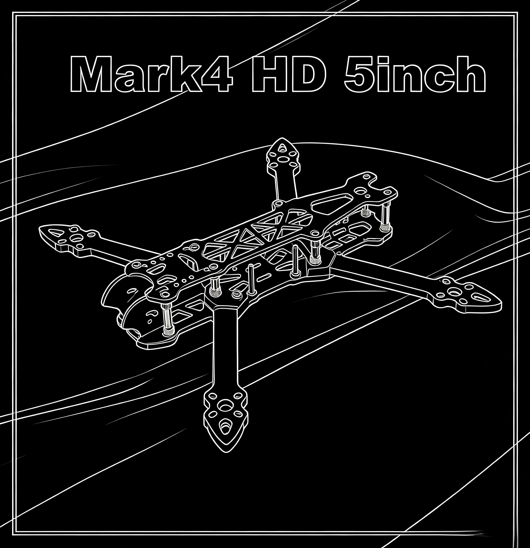 MARK4 V2 Mark 4 V2 5inch 240mm - Drone Kit Racing avaliação e preço